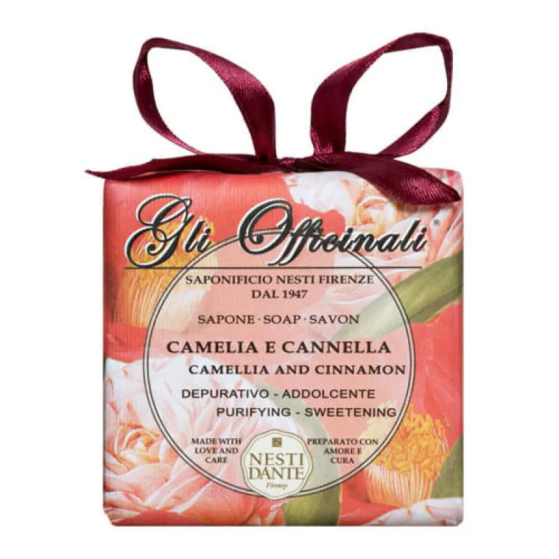 Gli Officinali Camélia com Canela Nesti Dante - Sabonete Perfumado em Barra 200g