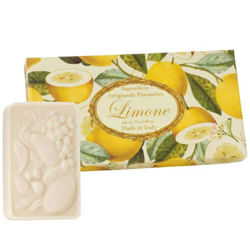 Sabonete Limone Fiorentino - Estojo de Sabonetes Perfumados KIT