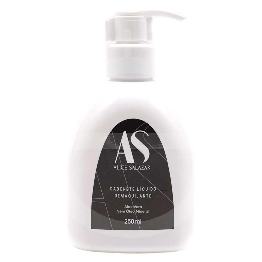 Sabonete Líquido Facial Alice Salazar – Sabonete Líquido Demaquilante 250ml