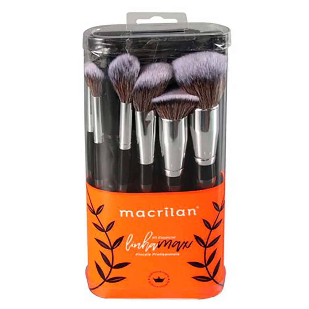 Macrilan A100 Kit – 10 Pincéis Profissionais de Maquiagem