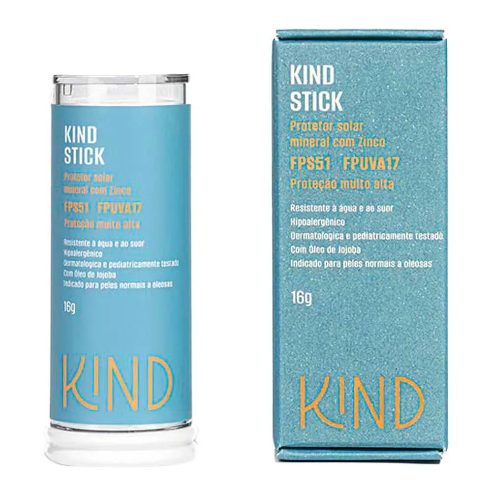 Proteção Solar Kind Stick - Mineral com Zinco - Fps51 Fpuva17 1 UN