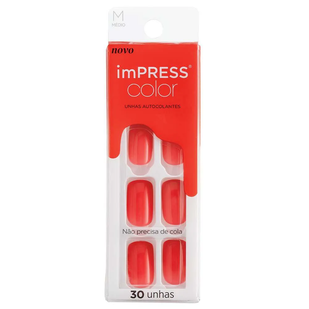 Unhas Postiças Autocolantes Impress Color - Médio She039s Right
