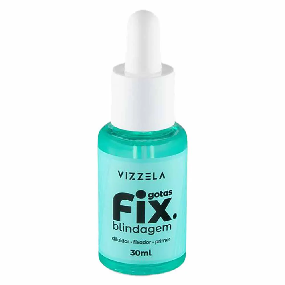 Fluido Vizzela Gotas Fix Blindagem 30ml