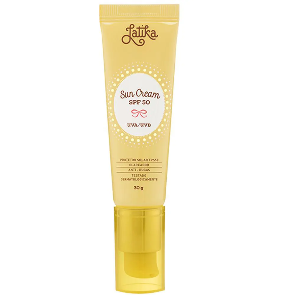 Protetor Solar Facial Latika Sun Cream Spf 50 30G