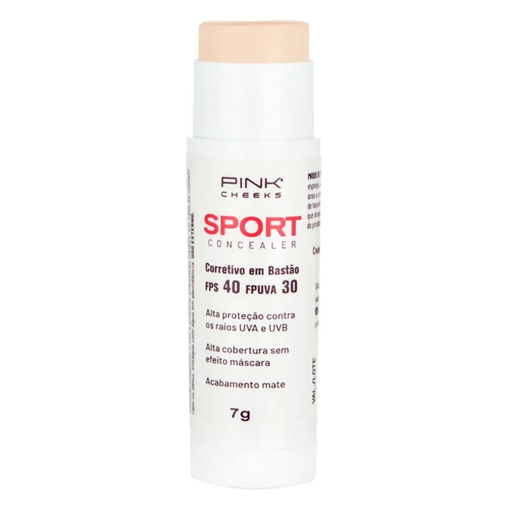 Corretivo em Bastão Fps40 Pink Cheeks – Sport Concealer C10