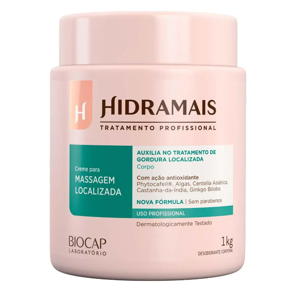 Creme para Massagem Localizada Hidramais Profissional 1KG