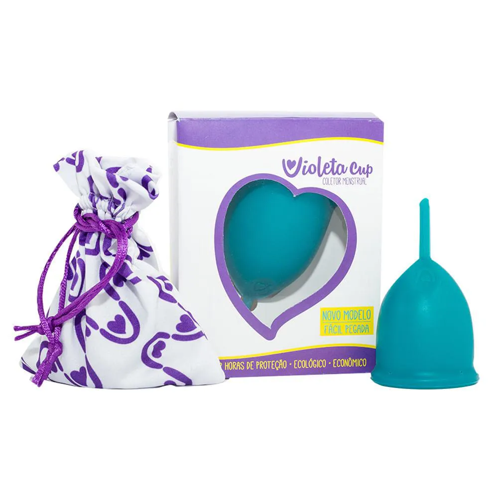 Coletor Menstrual Violeta Cup - Verde Tipo a 1 UN