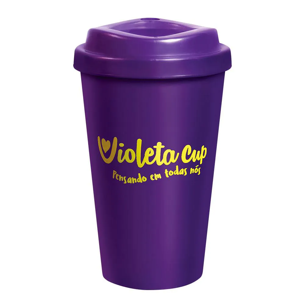 Copo Higienizador Violeta Cup 2 em 1 1 UN