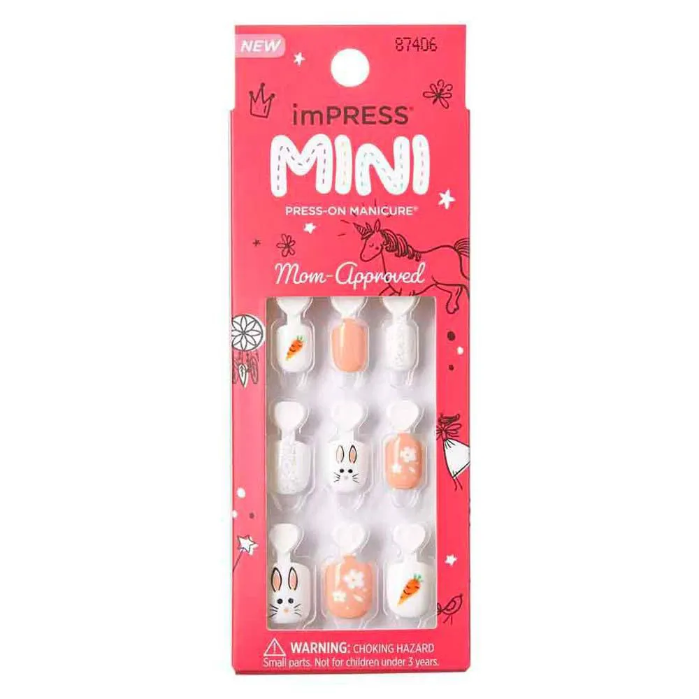 Unhas Autocolantes Infantil Impress Mini Easter Bunny