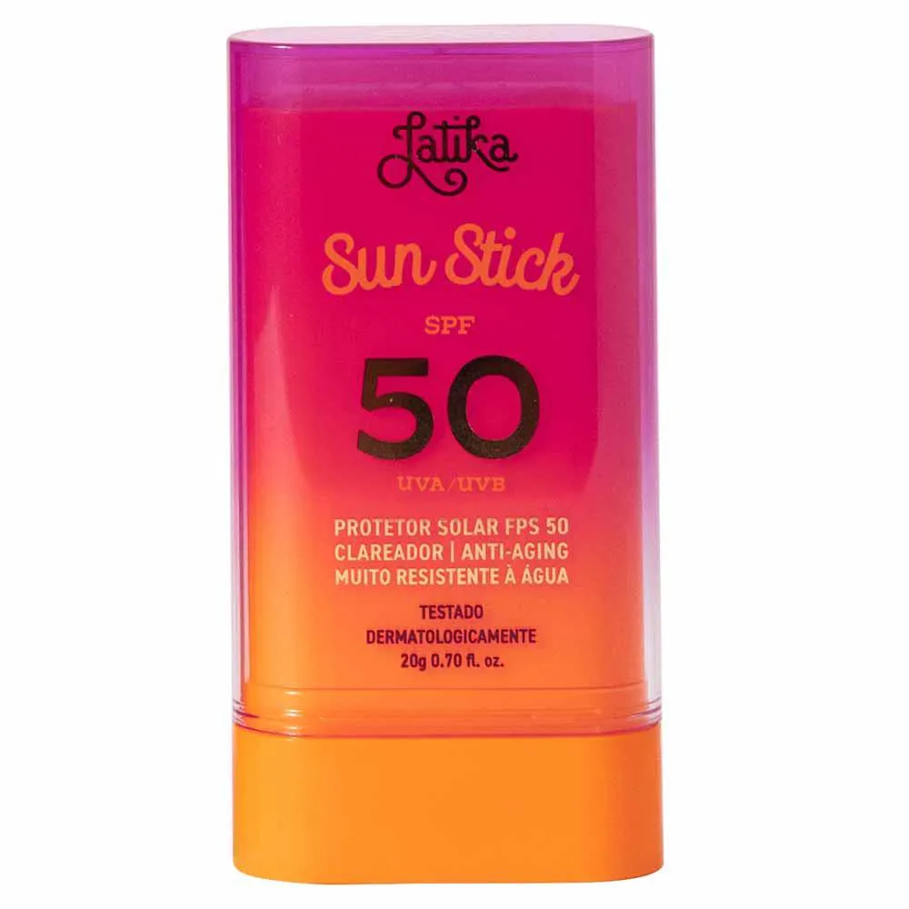 Protetor Solar Multifuncional Latika Sun Stick Fps 50 20G