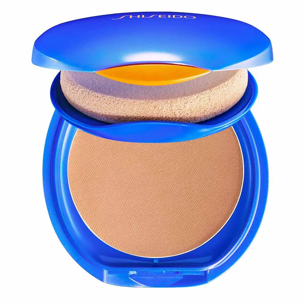 Protetor Solar Facial Compacto Refil Shiseido Uv Protective Fps 30 Dark Ivory