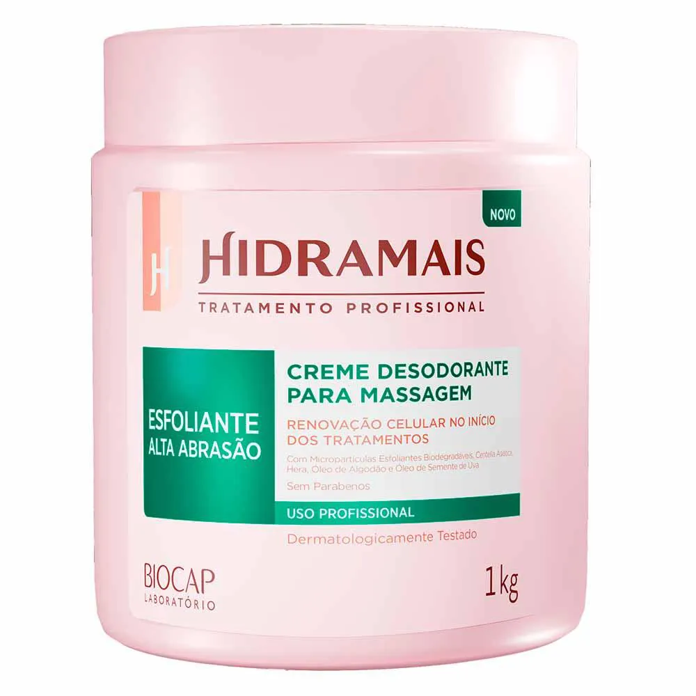 Creme de Massagem Esfoliante Abrasão Hidramais 1KG