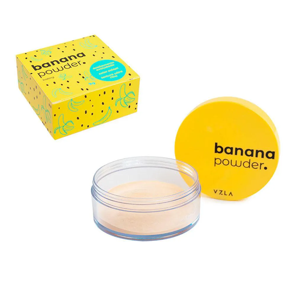Pó Solto Vizzela Powder Textura Ultra Fina Banana