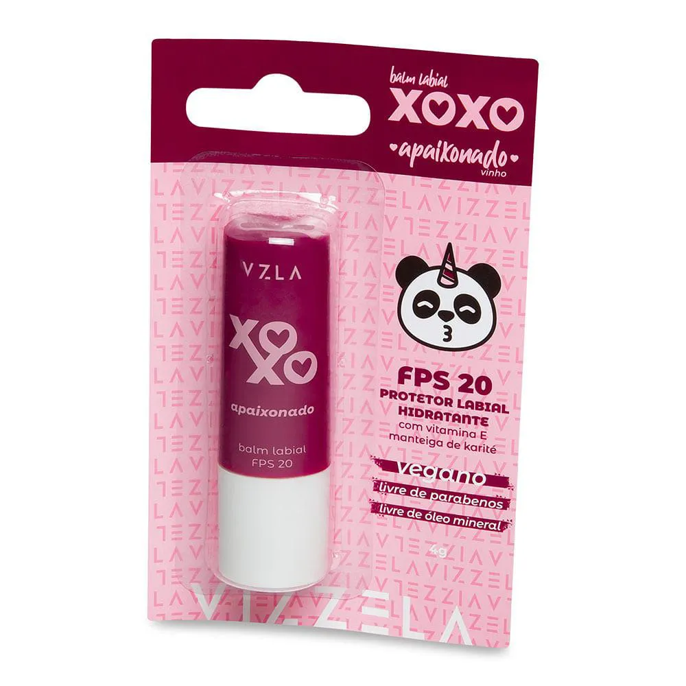 Balm Labial Vizzela Xoxo Fps 20 Apaixonado