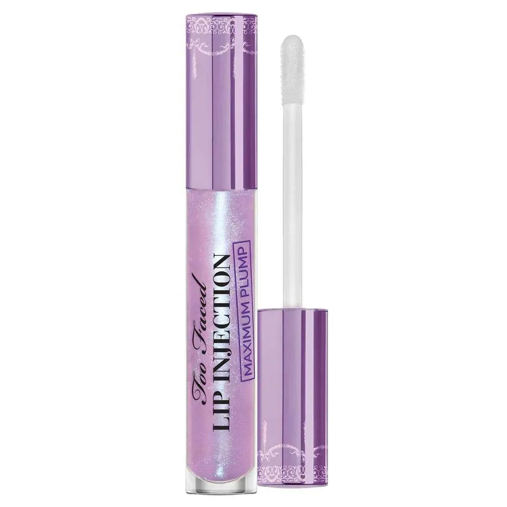 Gloss Labial Volumizador Too Faced Lip Injection Maximum Plump 4Ml Blueberry Buzz