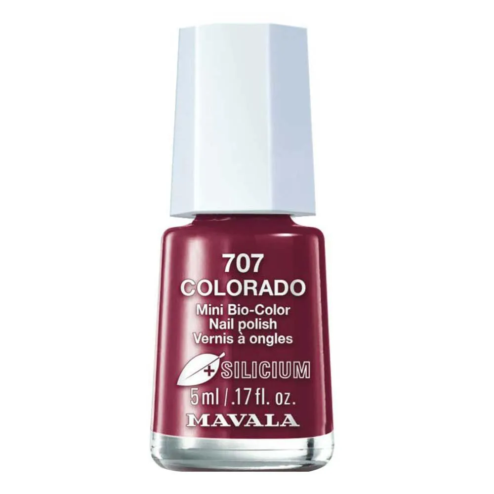 Esmalte Cremoso Mavala Mini Bio-Color'S + Silicio 5Ml Colorado 707