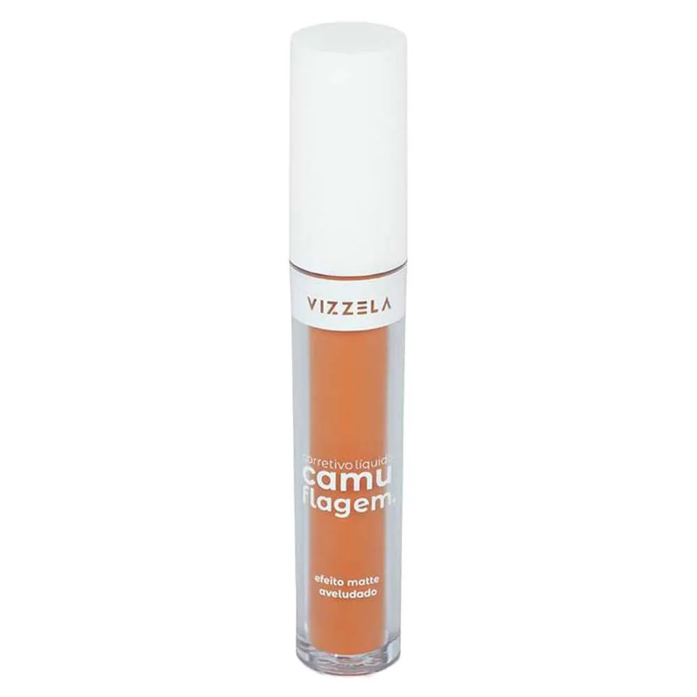 Corretivo Líquido Vizzela Camuflagem Laranja
