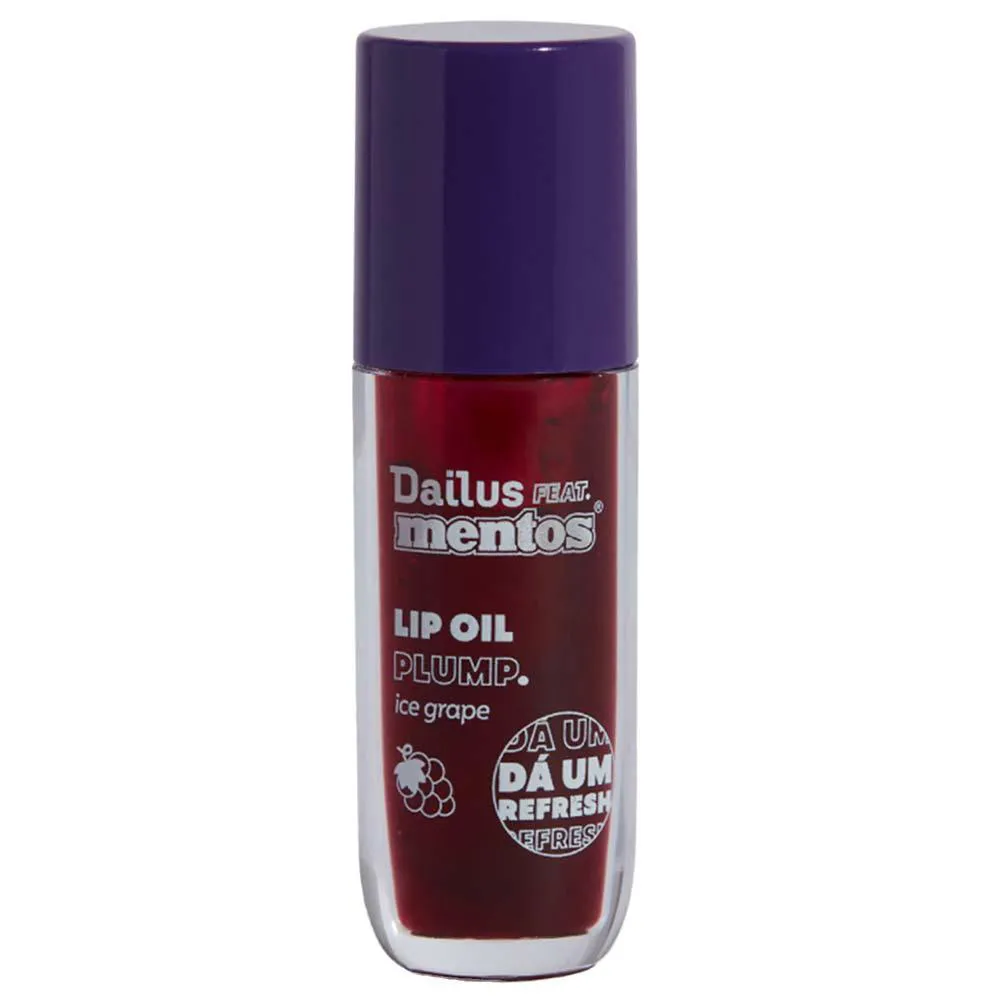 Gloss Labial Dailus Feat. Mentos - Lip Oil Plump ICE Grape