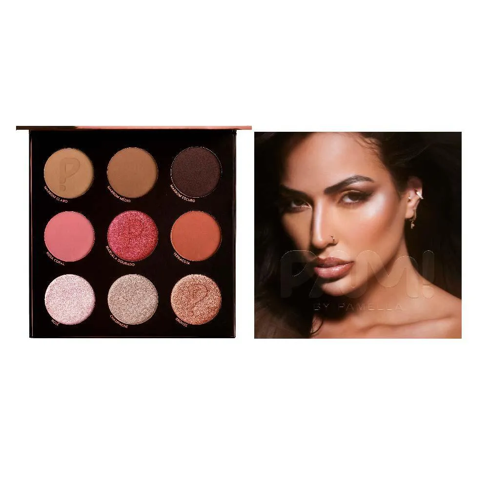 Paleta Multifuncional Pam By Pamella 9 Cores - Necessários 1 UN