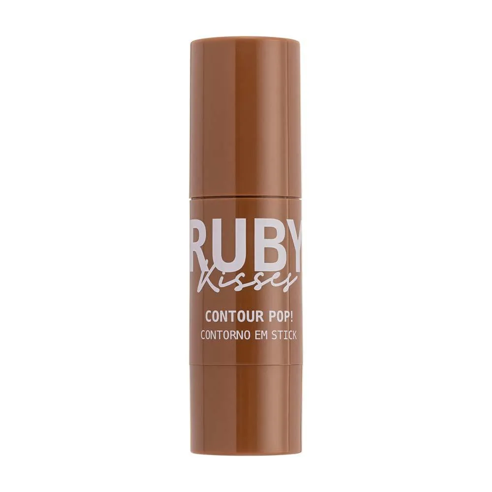 Contorno Facial em Stick Ruby Kisses Contour Pop Mocha