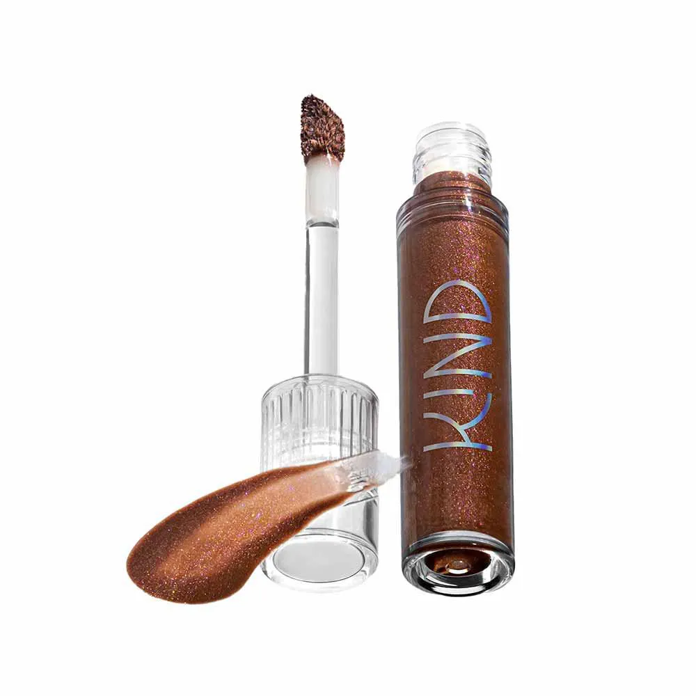 Gloss Labial Kind Beauty And Care Marrom Perfeito