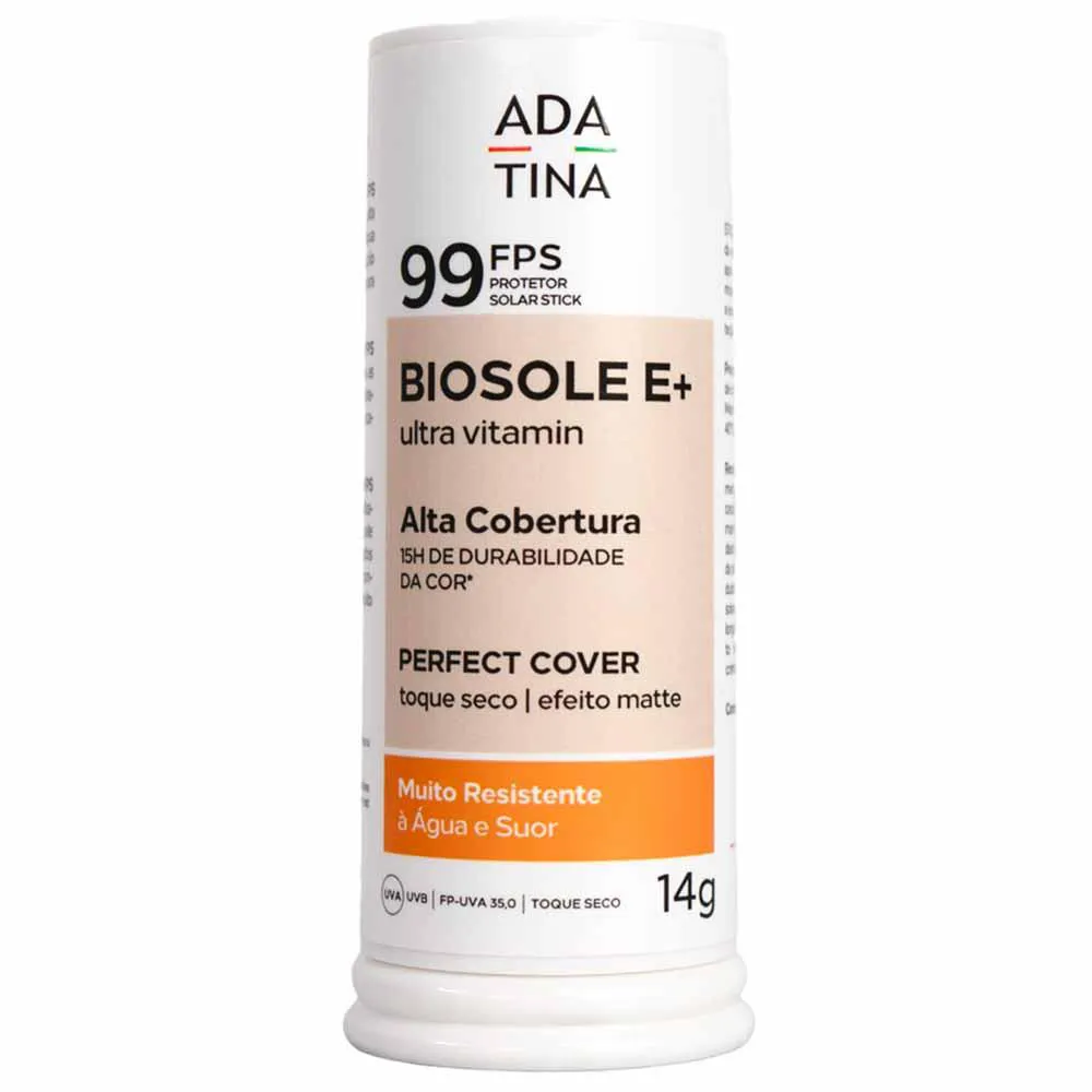 Protetor Solar Stick Clareador Biosole e Plus Ultra Vitamin Fps 99 com Cor 15 Bianco