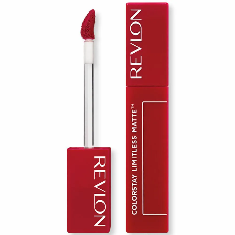 Batom Líquido Matte Revlon Colorstay Limitless Fire OFF
