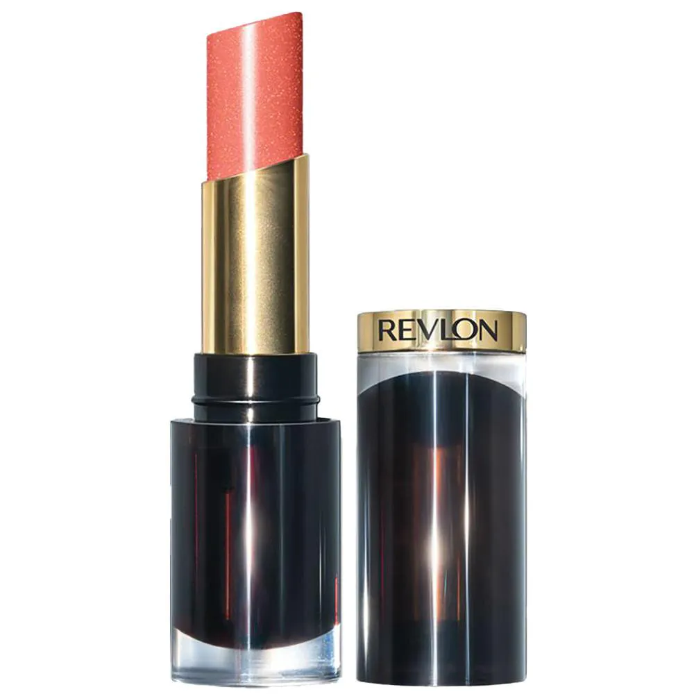 Batom Super Lustrous Revlon Glass Shine Dewy Peach