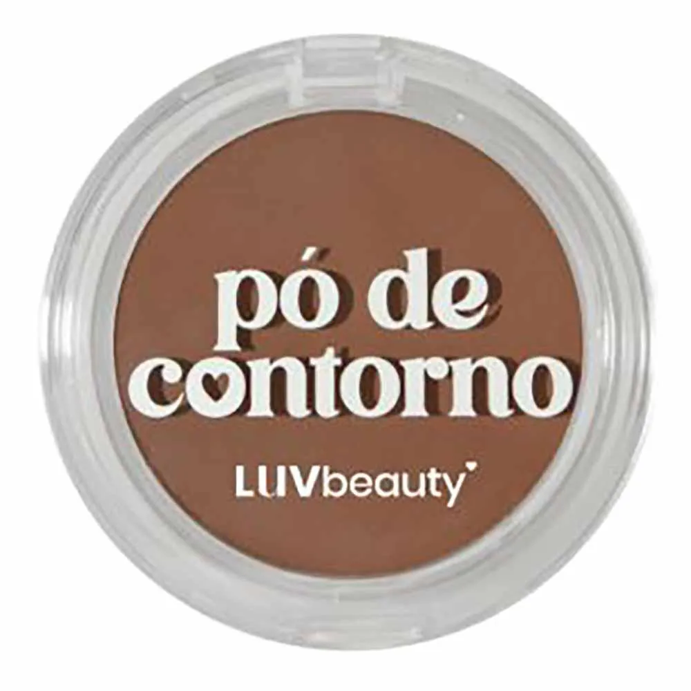 Pó Compacto para Contorno Luv Beauty 10G 6