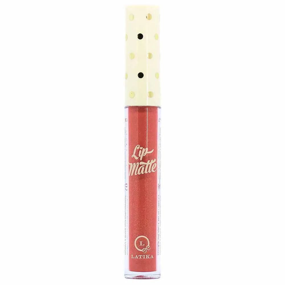 Batom Líquido Latika Lip Matte 9Ml N 08 Coral