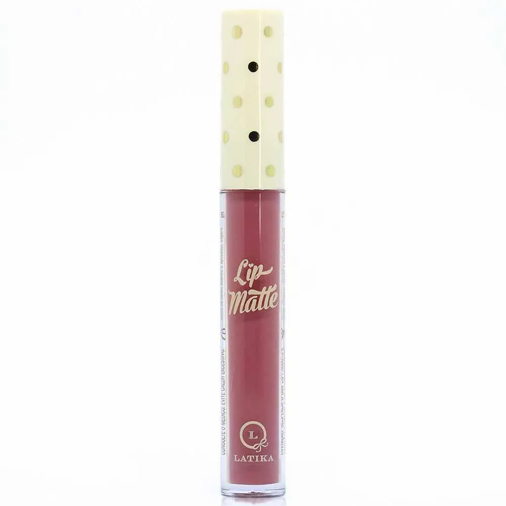 Batom Líquido Latika Lip Matte 9Ml N 42 Nude Rosado