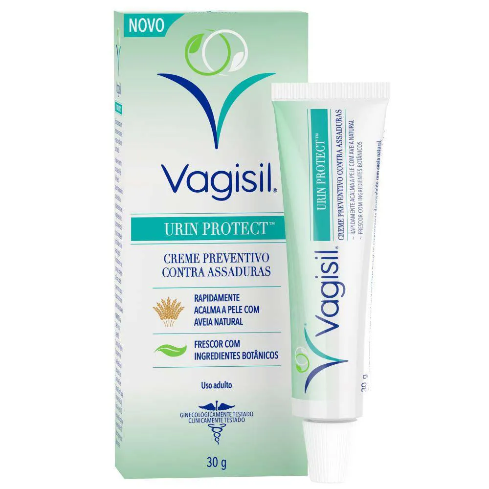 Creme Preventivo Contra Assadura Vagisil Urin Protect 30G