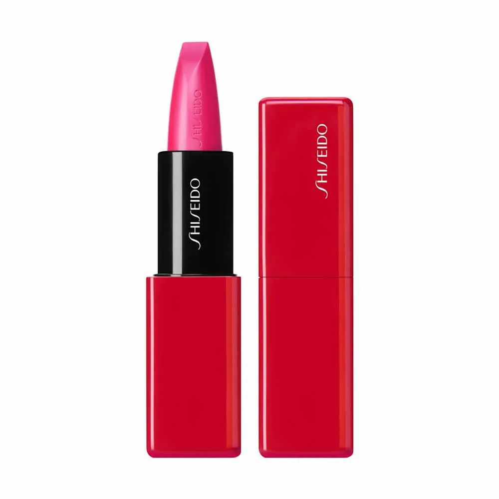 Batom Shiseido Technosatin Gel Lipstick 421 Live Wire