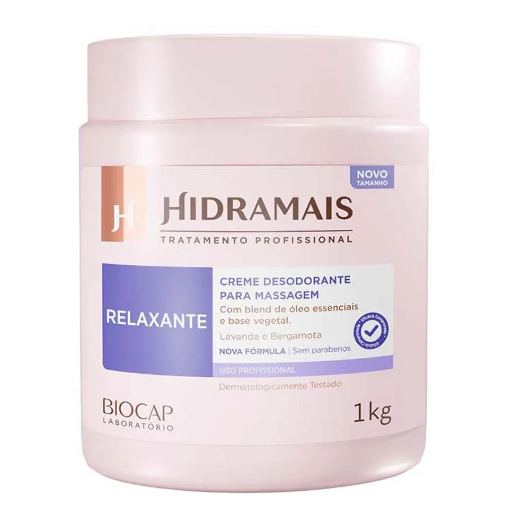 Creme Desodorante para Massagem Hidramais Relaxante 1KG