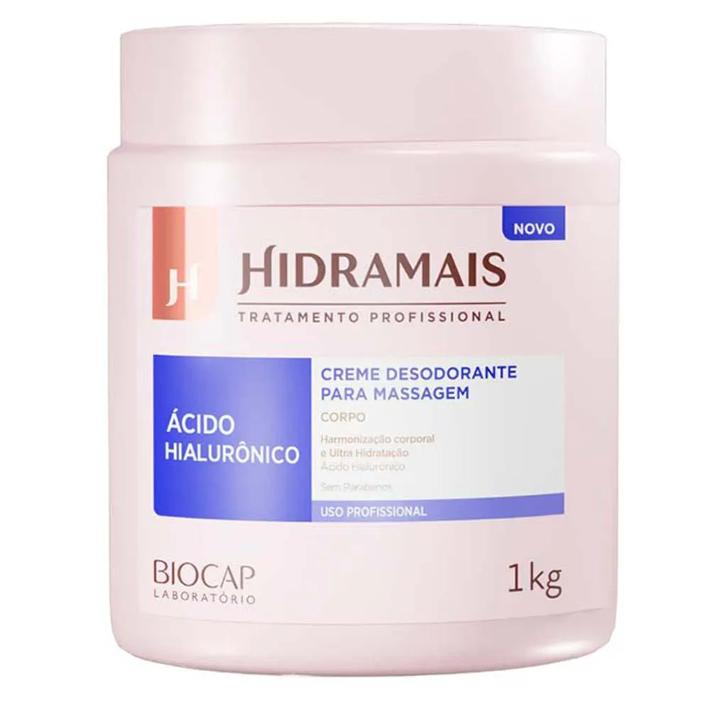 Creme Desodorante para Massagem Hidramais Ácido Hialurônico 1KG