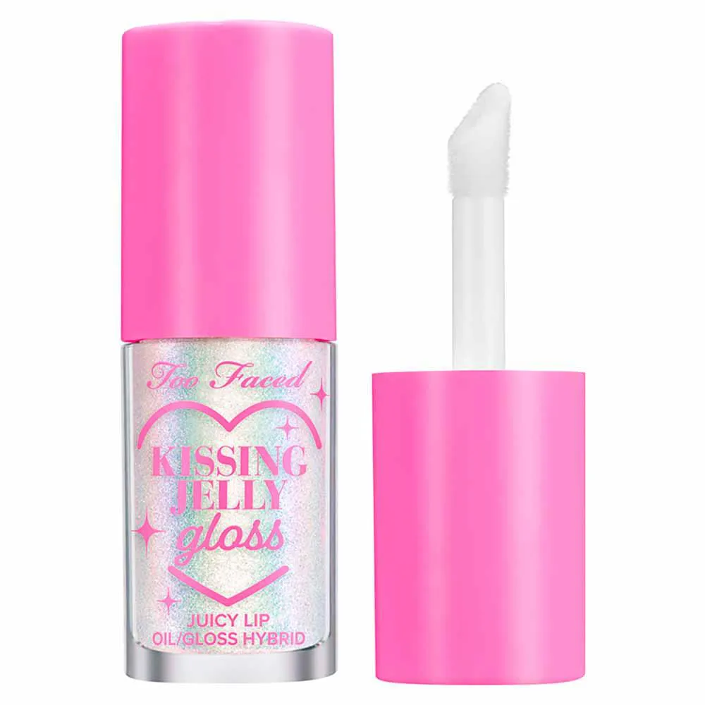Brilho Labial Too Faced Kissing Jelly Gloss 4,5Ml Strawberry Frosting
