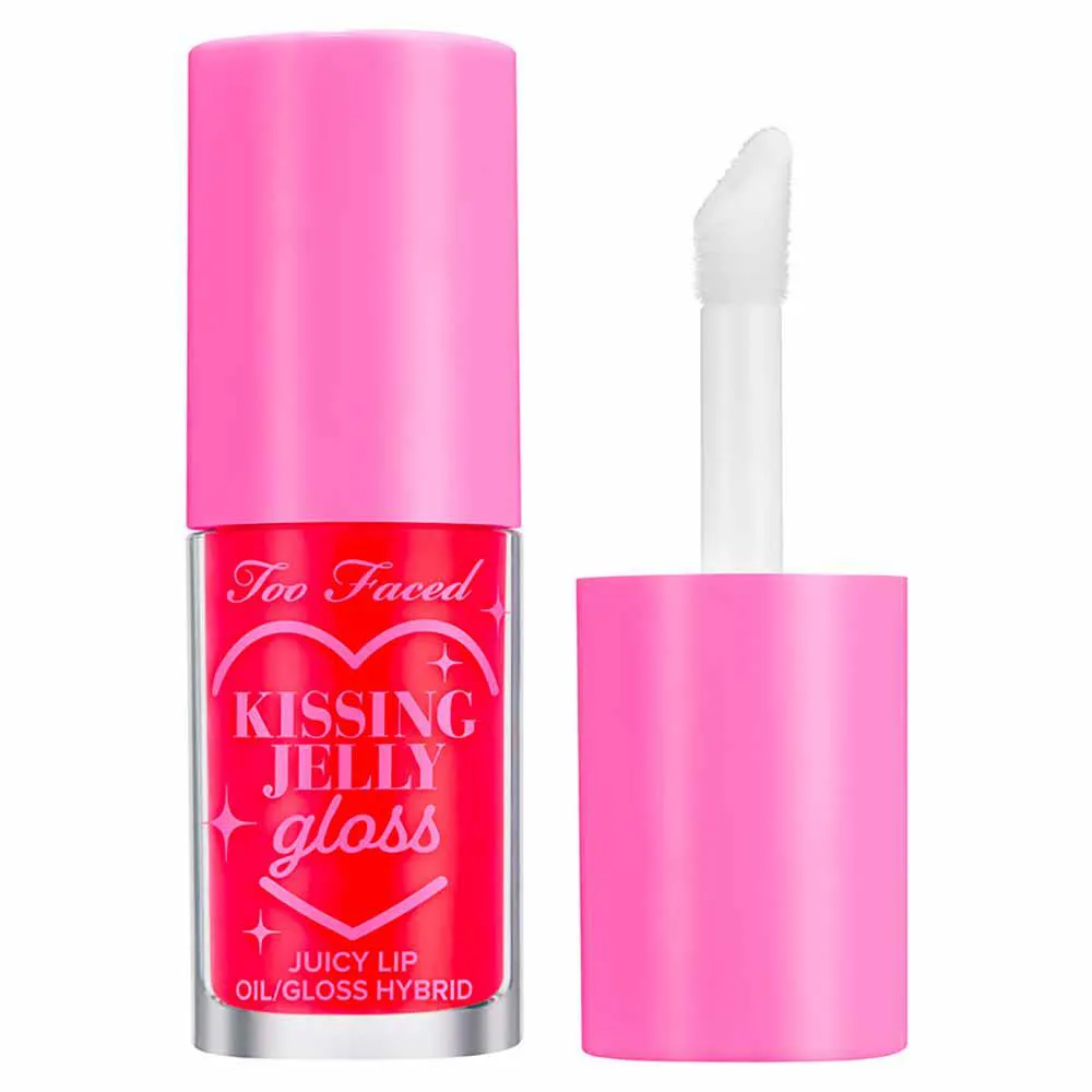 Brilho Labial Too Faced Kissing Jelly Gloss 4,5Ml Cherry PIE