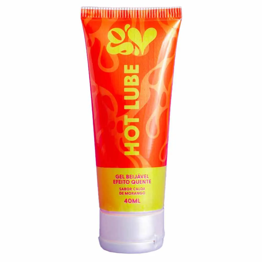 Hot Lube Gel Beijavel Quente Morango Good Vibres 40ml