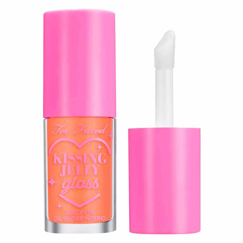 Brilho Labial Too Faced Kissing Jelly Gloss 4,5Ml Peach Rings