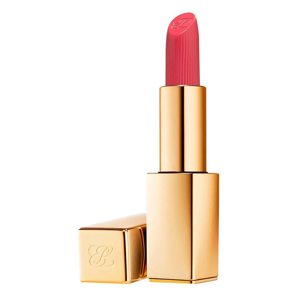 Batom Matte Estée Lauder Pure Color Lipstick 420 Rebellious Rose