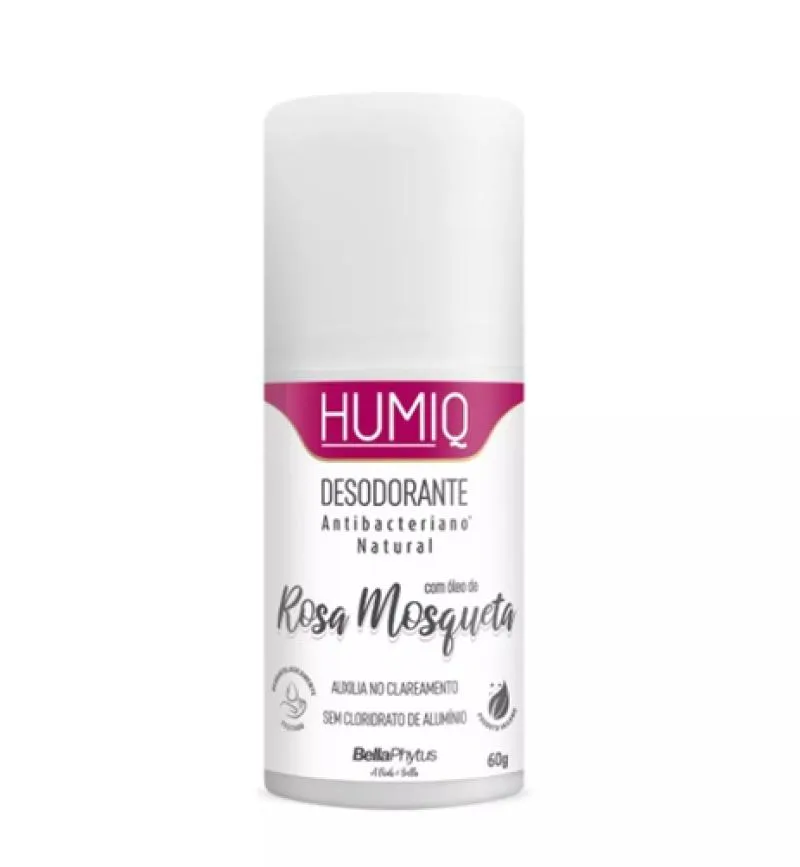 Humiq Rosa Mosqueta Desodorante Natural Bellaphytus 60G