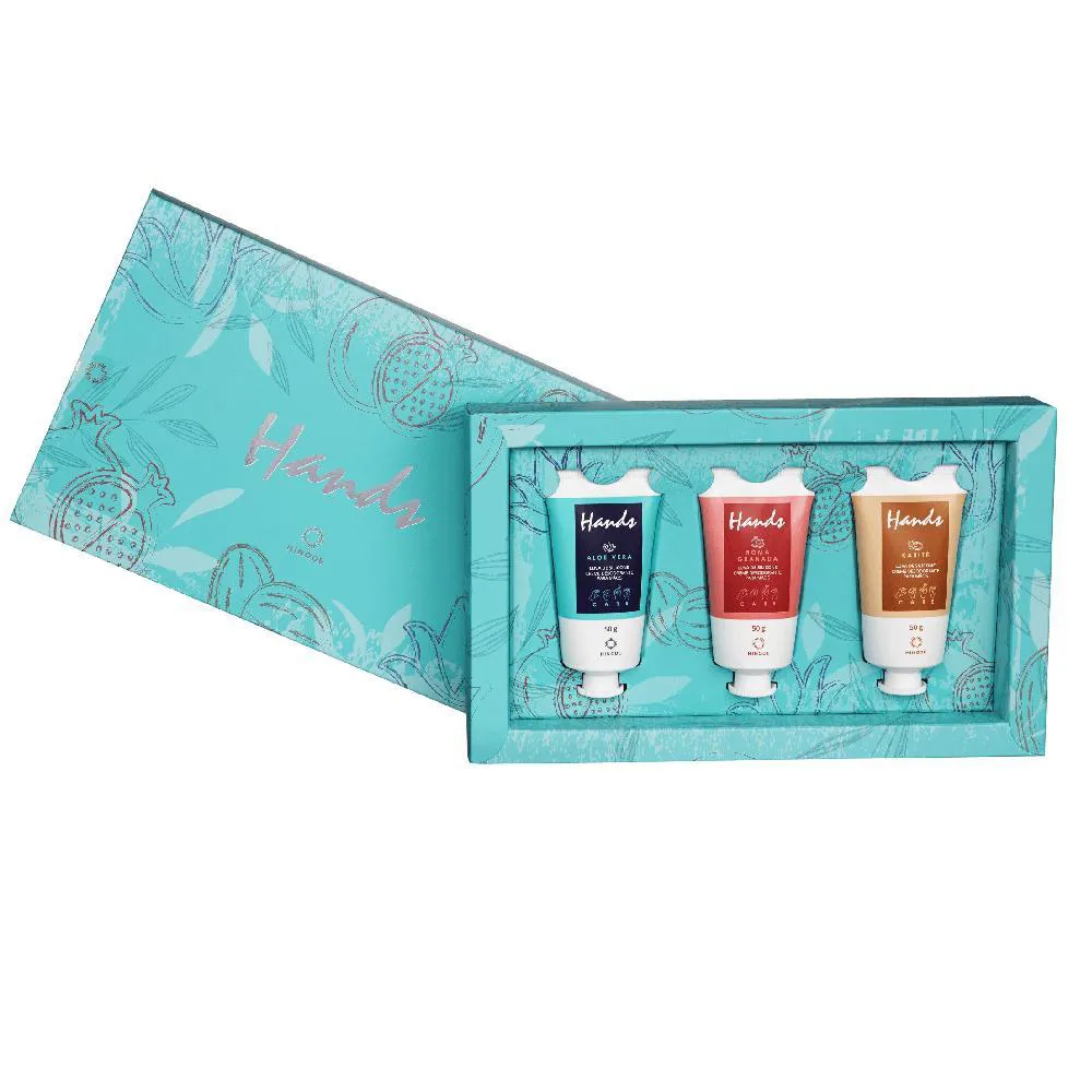 Kit Presente Miniaturas Luvas de Silicone Hands 50G