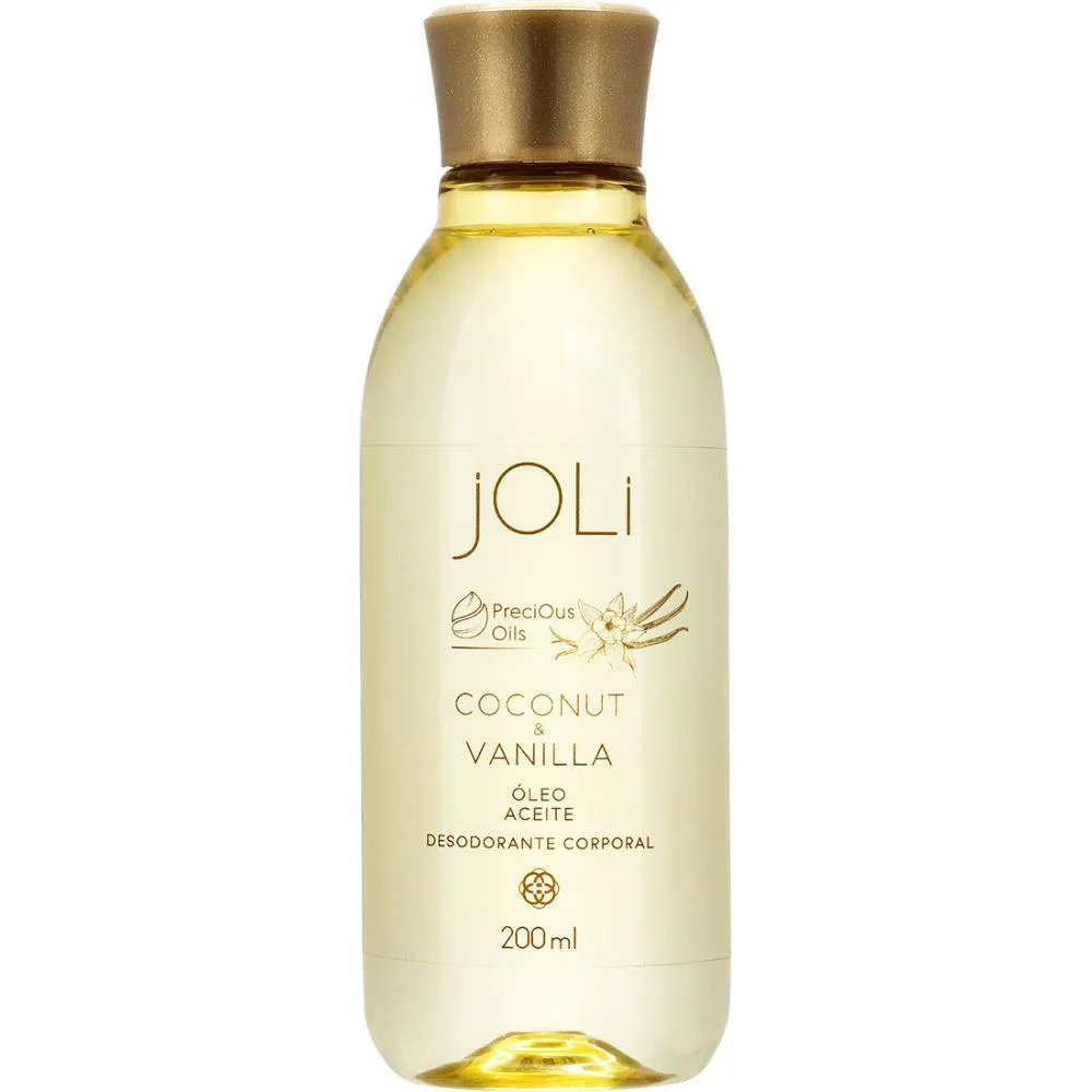 Óleo Desodorante Corporal Joli Vanilla e Coco 200Ml