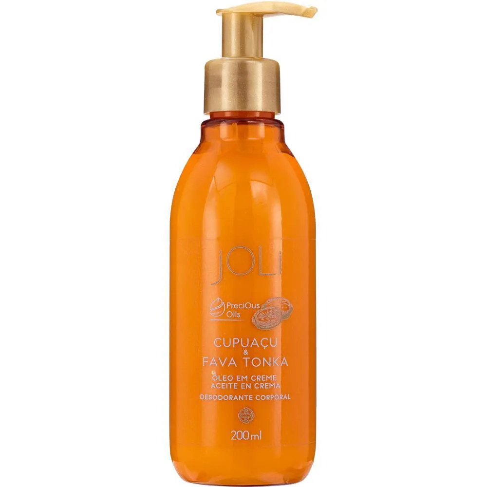 Óleo em Creme Joli Cupuaçu e Fava Tonka 200Ml