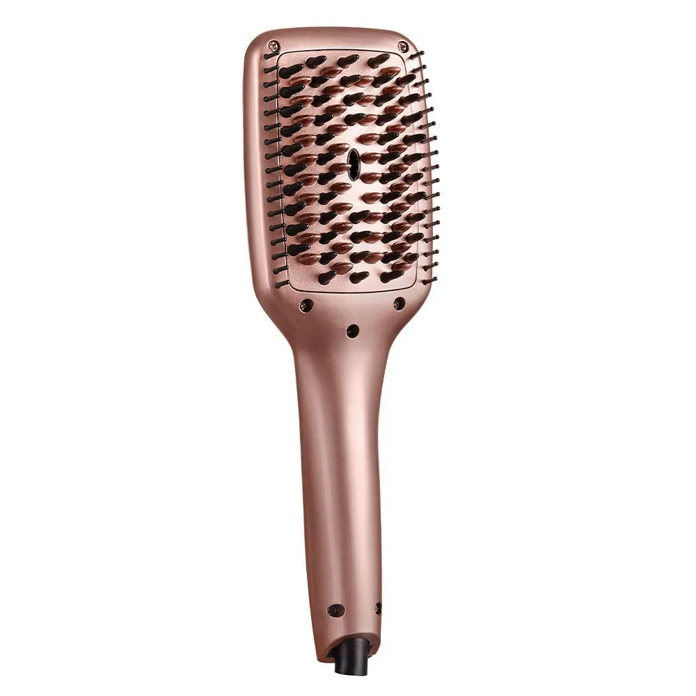 Escova Alisadora Kiss Ny - Gold Edition Bivolt