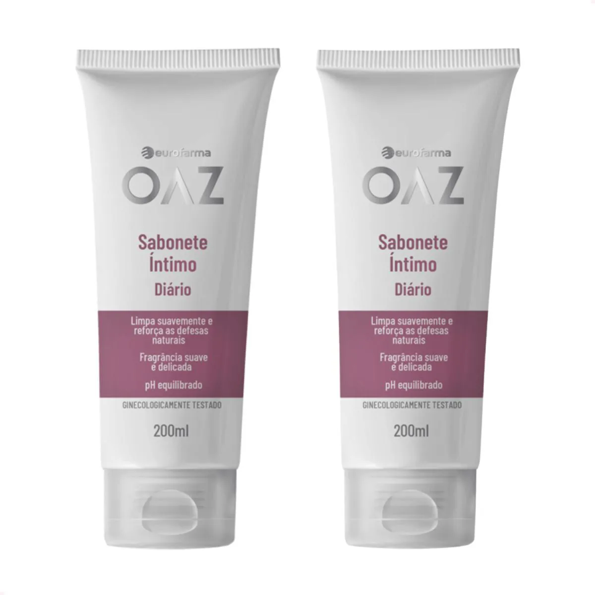 Kit com 2 - Sabonete Íntimo Diário Eurofarma Oaz com 200Ml