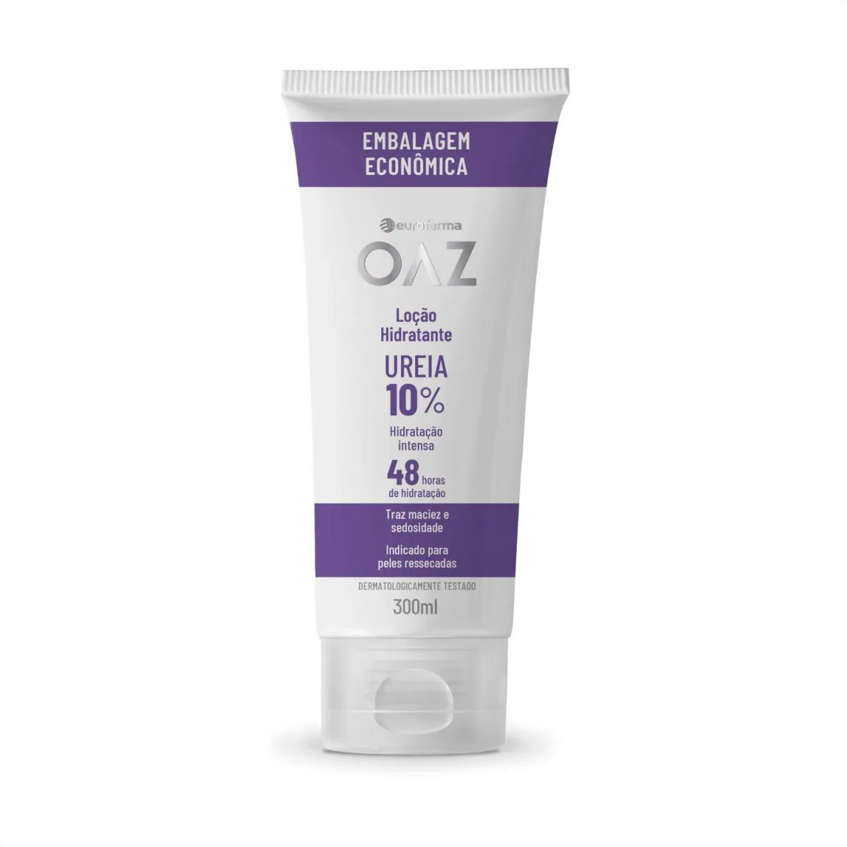 Loção Hidratante Eurofarma Oaz Creme de Ureia 10% com 300Ml