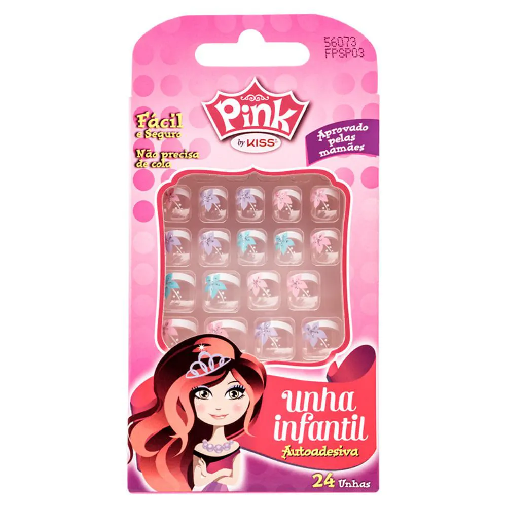 Unha Postiça Infantil Kiss Ny - Pop Princess