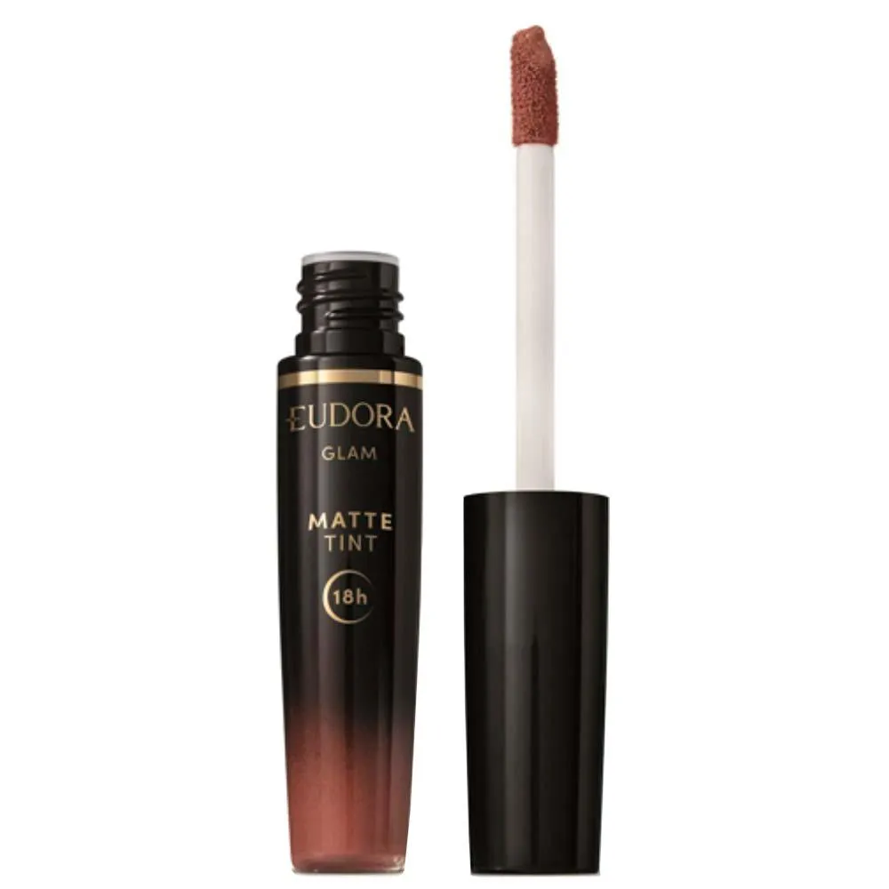 Batom Líquido Eudora Glam Matte Tint 18H