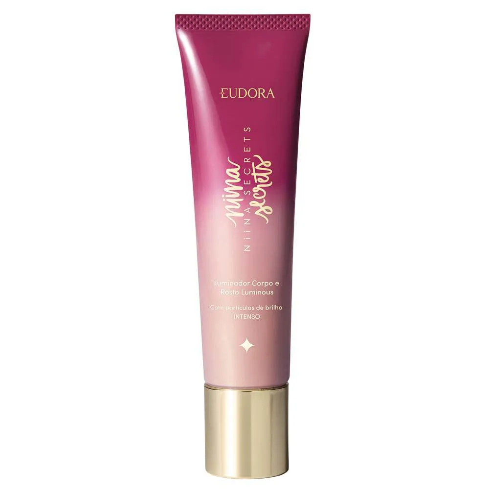 Iluminador para Corpo e Rosto Niina Secrets By Eudora Luminous 60ml